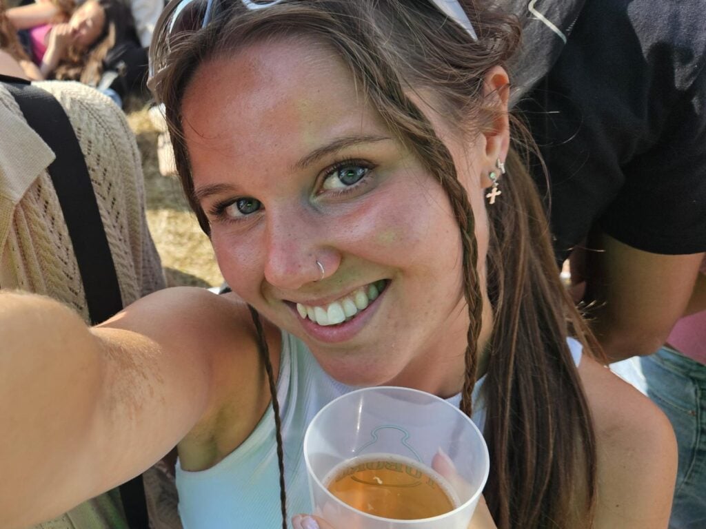 Sophie på festival