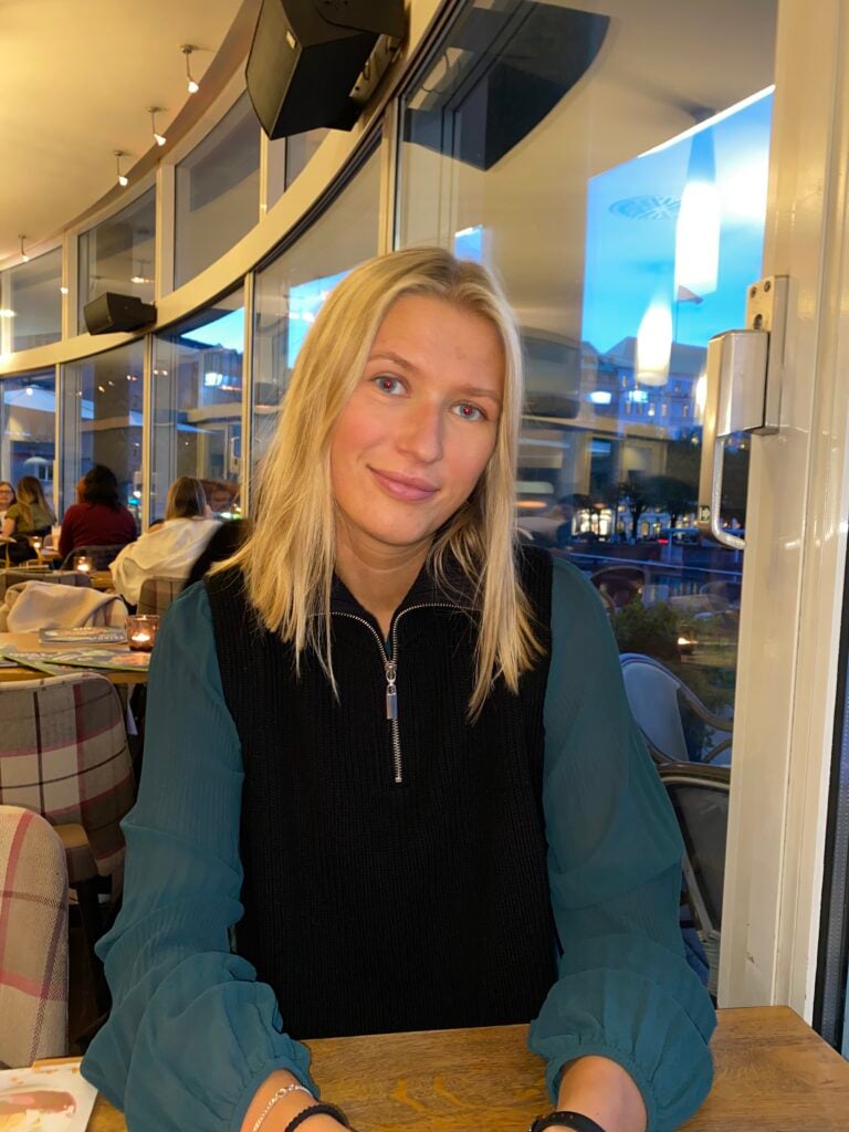 Portræt af Victoria Skjoldan