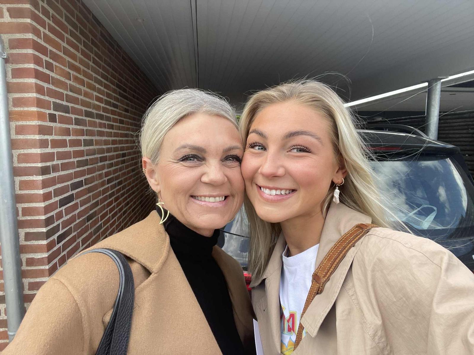 Ida sammen med sin mor