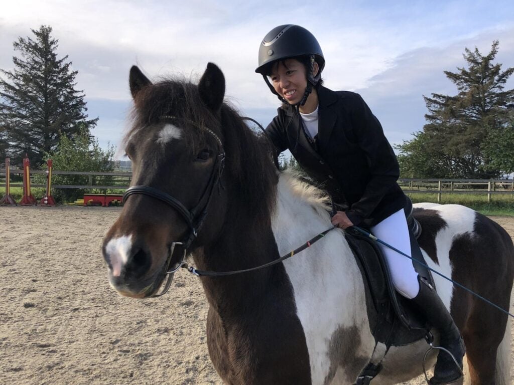 Sofie på hest