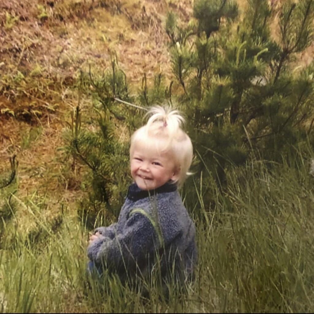 Stinne Madsen som barn