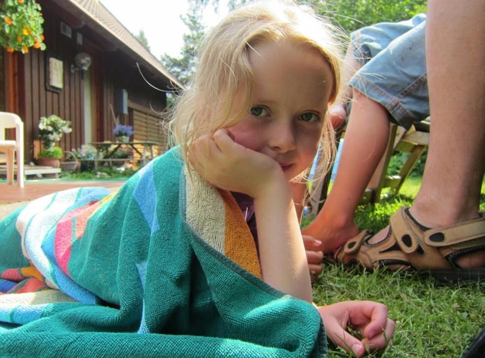 Maja som barn