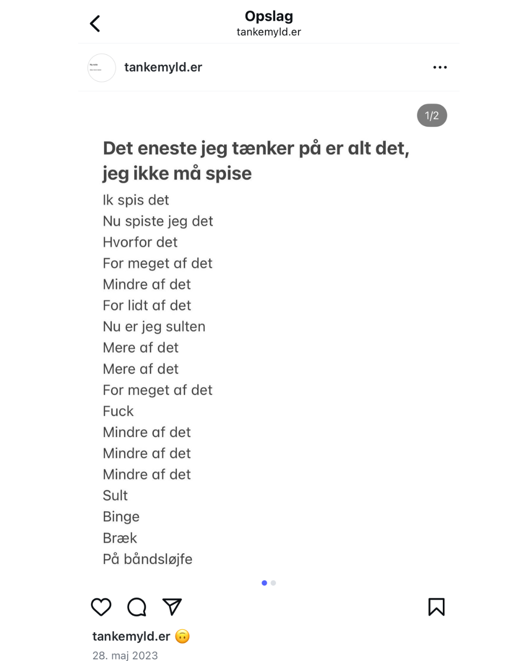 Amanda Husums noter fra telefonen