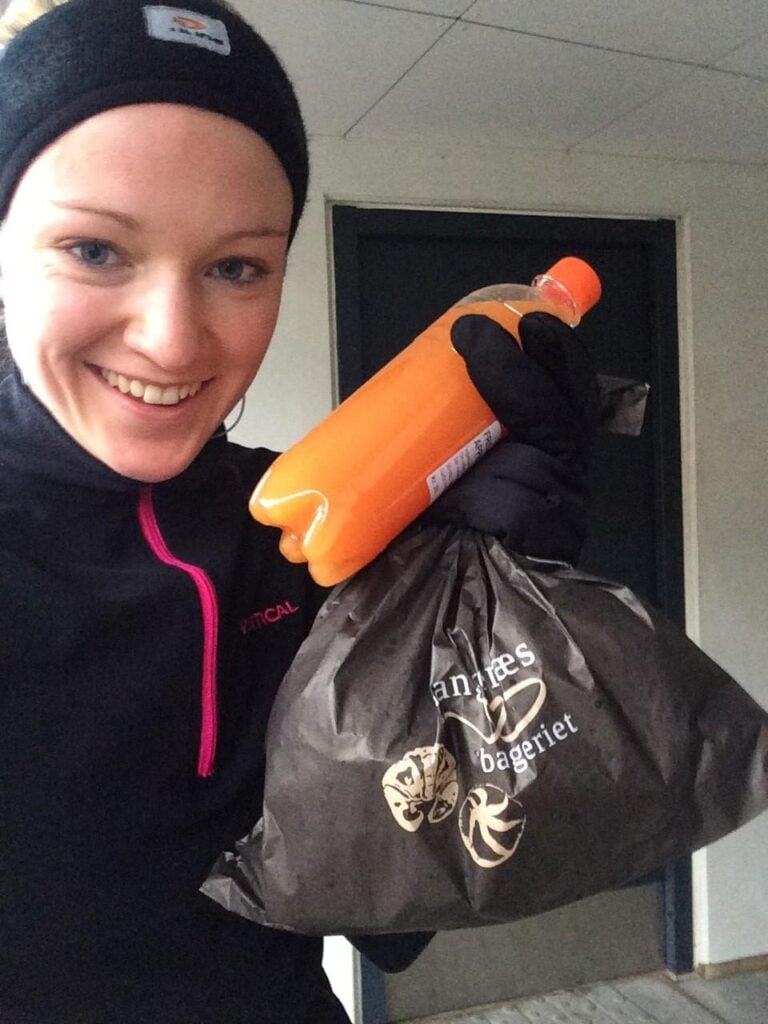Camilla Houmann med løbetøj på