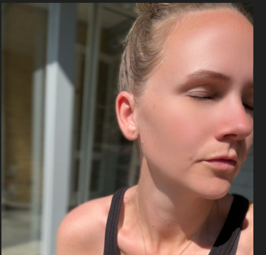 Stina i solen